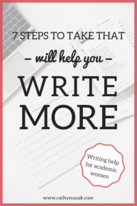 how to write more, steps to write more