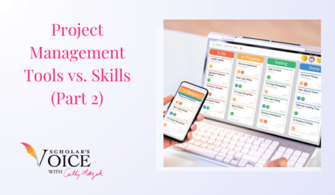 Skill Vs Project Project Management Tools vs. Skills (Part 2) - Scholar's Voice by Cathy ...